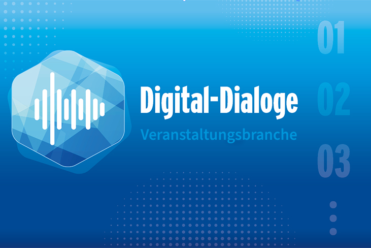 Schmuckgrafik: Text im Bild Digital-Dialoge DGUV Congress